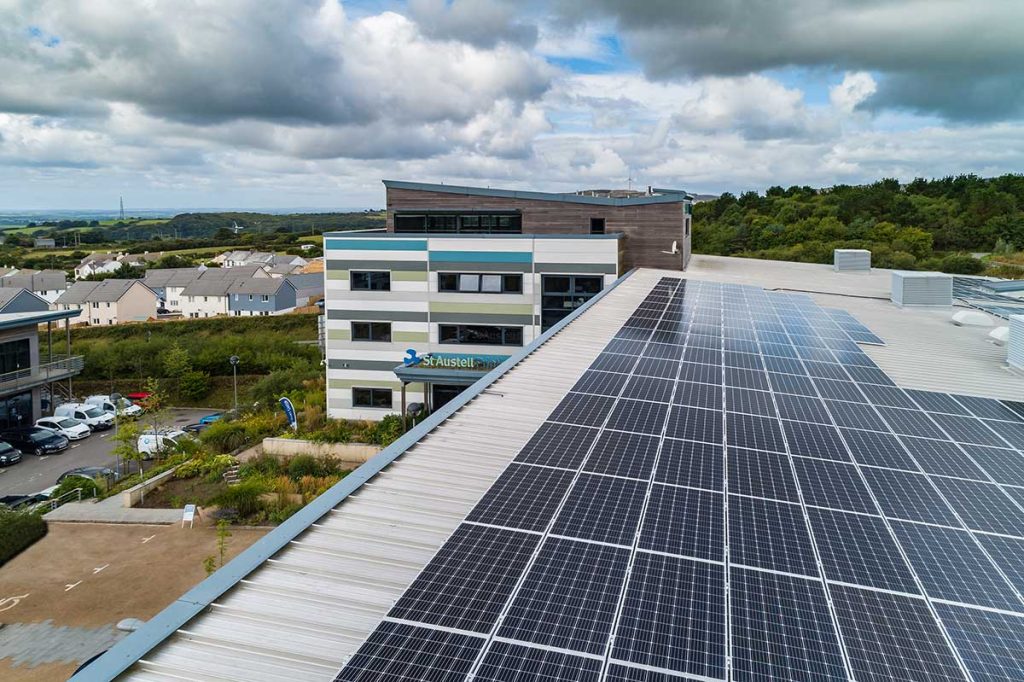 St Austell Printing Company Solar Panels
