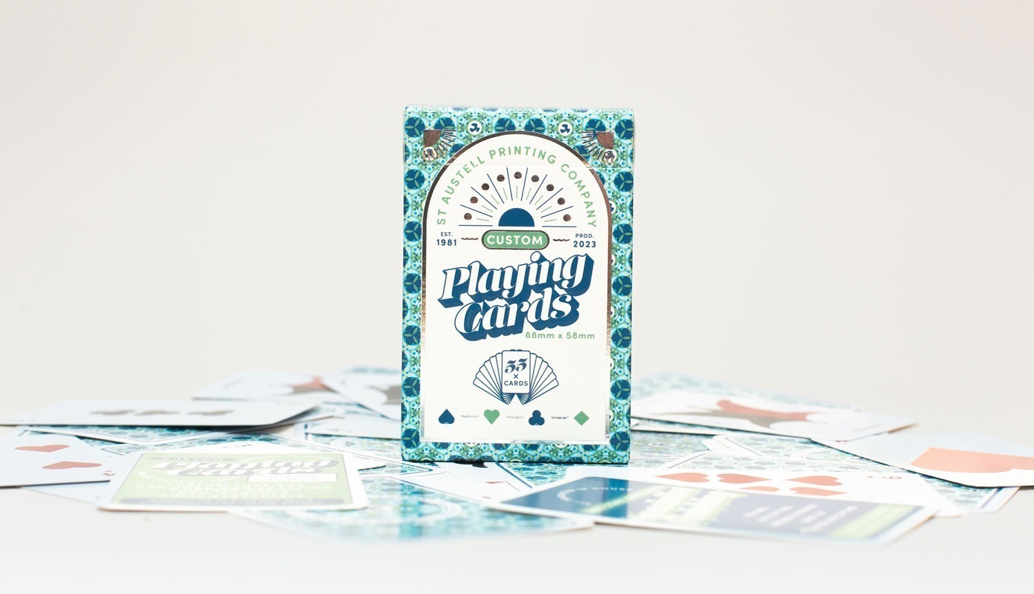 Bespoke Playing Cards with foil printing and spot UV